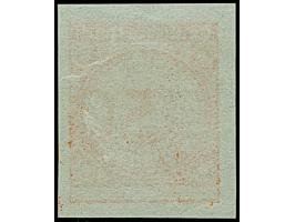 1923, Korbdeckel 50 Pfg. als ungezähnte Andruckprobe auf Vorlaufpapier ohne Gummierung, in tadelloser Erhaltung. Ein nicht hä