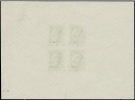 1937, 48. Geburtstag von Adolf Hitler Block als ungezähnter Probedruck ohne Blockinschriften auf Wasserzeichen-Papier (Wz. 4)