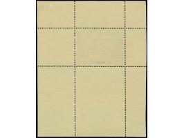 1939, Kameradschaftsblock 25 Pfg. als gezähnter Probedruck in Braunschwarz als Einzelabzug im Blockformat (73 x 102 mm) mit d