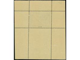 1941, Kameradschaftsblock 12 Pfg. als gezähnter Probedruck in Grauschiefer als Einzelabzug im Blockformat (87 x 101 mm) mit d