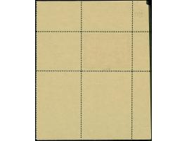 1941, Kameradschaftsblock 16 Pfg. als gezähnter Probedruck in Braunorange als Einzelabzug im Blockformat (87 x 105 mm) mit du