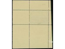 1941, Probedruck Kameradschaftsblock 16 Pfg. in der Farbe Kornblau und gezähnt L 14½ als Einzelabzug im Blockformat (80 x 87 