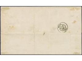 1870, 2 C. rotbraun im waagerechten Paar (weniger Zahnfehler), Spitzen nach unten, farbfrisch, klar mit EKr. “METZ 12 8 71” a