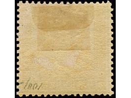 9 Kr. karmin in schöner tiefer Farbe, sehr gut gezähnt und mit schöner Wappenprägung, ungebraucht mit großen Teilen des Origi