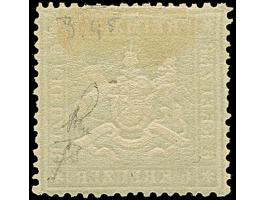 6 Kr. grün, farbfrisch und sehr gut gezähnt, schöne Wappenprägung, ungebraucht mit frischem Originalgummi. Ein sehr schönes u