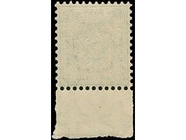 1906, Ziffern in Schildern 20 Pfg. lebhaftgraublau, Unterrandstück, postfrisch und tadellos. Unsigniert, Fotoattest Klinkhamm