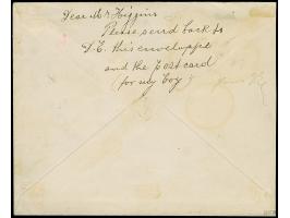 1910, Barfrankatur “Porto v. 10 Pfg. 10 Pfg. bez. in Ermangelung von Freimarken. 13.7. Hollborn (Namenszeichen des Postagente