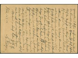 Kriegspost: 1914, amtlich verausgabte Feldpostkarte “FELD- nur für die Wehrabteilung und für die Expeditionstruppe” und viole