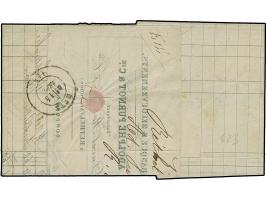 “20” Taxstempel (Spalink-Nr. DTax 6), kompletter Faltbrief von “RETHEL 13 SEPT. 71”, frankiert mit Napoléon lauré 1 C. olivgr