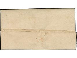 1773, "DE GENGENBACH", L1 sehr schön abgeschlagen auf komplettem Faltbrief an einen Major nach Schloss Solitude bei Ludwigsbu