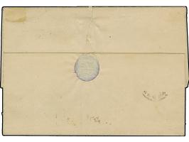 1 C. olivgrün, 4 C. lilagrau und 10 C. ockerbraun, Spitzen nach oben, sauber entwertet durch Rahmenstempel “K:PR:Feldpost Rel