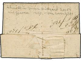 1798,"VON LOERRACH", L1 sauber auf komplettem kleinen Faltbrief nach Rosswag bei Vaihingen an der Enz. Ein schöner Beleg des 