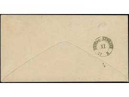 “K. PR. FELD-OBER-POST AMT 24 2 *”, sauber auf- sowie nebengesetztem auf 5 C. grün und 10 C. ockerbraun auf Briefkuvert nach 