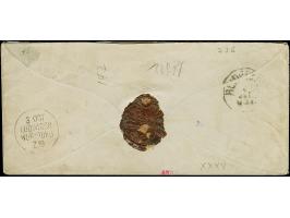 5 C. grün, Spitzen nach unten, sowie 10 C. ockerbraun, Spitzen nach oben, sauber entwertet durch EKr. “RODEMARCHEN 2 10 71” a