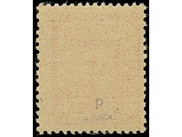 1945, Ziffern 12 Pfg. karminrot, Probedruck auf grauem Papier mit typischer faseriger Zähnung K 13:12 ½, postfrisch und tadel