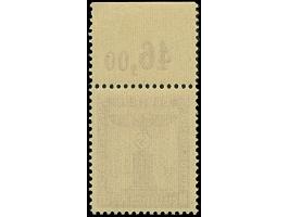 1942/44, Partei-Dienstmarke 40 Pfg. mit Plattendruck-Oberrand mit Reihenwertzahl-Abart “46” statt “36”. Die postfrische Marke