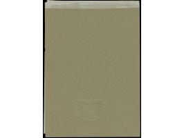 1941, Hitler 5 M. als gezähntes Foto-Essay mit Linienzähnung auf Vorlagekarton mit Trockensiegel der Staatsdruckerei Wien im 