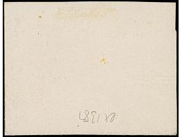 1943, Sonderstempelmarke 3 Pfg. &nbsp;als gezähnter Probedruck in Schwärzlichsepia mit Linienzähnung 14½ auf Vorlagekartontei