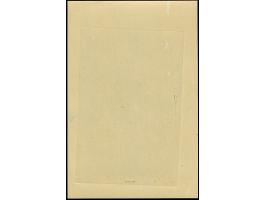 1943, Arbeitsdienst 5 Pfg. als ungezähnter Probedruck in Dunkelgrün als Einzelabzug im Blockformat (75 x 112 mm), postfrisch 