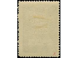 1921, Theatre Tax 20 pa. black,1337 typo surcharged unused with tiny hinge remains, fine and fresh, signed A. Kicukis (AK) an