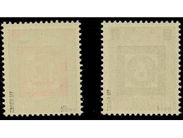 1945, Aufdruckausgabe 6 auf 3 Pfg. und 12 in rot auf 1 Pfg., postfrisch. Tadellos. Signiert Zierer BPP mit Attest (1982)