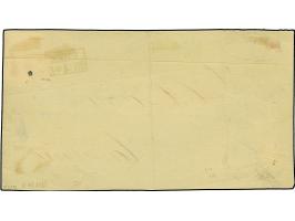 1856, 5 Grote auf karmingrau, farbfrisch und allseits breitrandig, mit klar aufgesetztem Ra2 "BREMEN 20 4" auf Briefvordersei