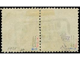 5 Sgr. dunkelgrünlicholiv auf gestrichenem Papier, waagerechtes Paar, farbfrisch und gut gezähnt, sauber entwertet durch zent