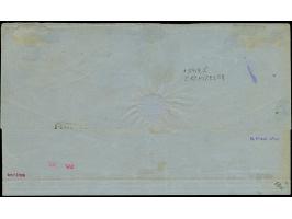 1863, 2 Grote gelborange, farbfrisch und ausgabetypisch durchstochen, mit sauber auf- und nebengesetztem blauem Ra3 "VEGESACK