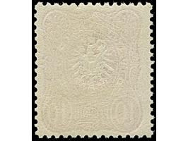 10 Pfg. rot, farbfrisch und sehr gut gezähnt, die postfrische Marke ist in tadelloser Erhaltung. Ein sehr schönes Exemplar di