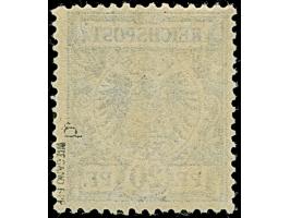 20 Pfg. lebhaftlilaultramarin, ist farbfrisch und gut gezähnt, postfrisch und in tadelloser Erhaltung. Postfrische Marken die