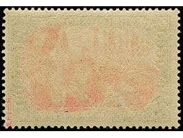 1900, Reichspost 6 Pes. 25 cts. auf 5 M., Type I ohne Nachmalung, farbfrisch, ungebraucht mit voller Originalgummierung und i