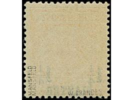 1¼ Pia. auf 25 Pfg. gelborange, ist farbfrisch und gut gezähnt, postfrisch und ist in tadelloser Erhaltung. Postfrische Marke