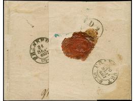 "169" auf 6 Kr. auf gelb, voll- bis breitrandig, mit sauber nebengesetztem L2 "WERBACH 18 SEP" (1857) auf recommandirter Brie