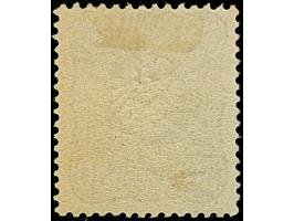 50 Pfge dunkelgraugrün, farbfrisch und gut gezähnt, ungebraucht und in tadelloser Erhaltung. Von dieser Farbe sind nur ganz w