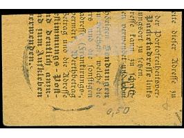 1900, Reichspost 2 M. in Type II mit EKr. “PEKING DP 26.2.01” auf Paketkarten-Briefstück. Die farbfrische und gut gezähnte Ma