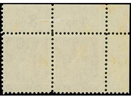 40 Pfg. grauviolett, Type I und Type Ib, gezähnt L 11½ : 11 und mit Wasserzeichen 1X im waagerechten Paar aus der linken ober