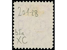 40 Pfg. rotviolett, Type Ia, gezähnt L 11½ und mit Wasserzeichen 1X (Bogenfeld 201-2B), sauber gestempelt und in tadelloser E