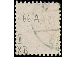 40 Pfg. rotviolett, Type II, gezähnt L 11 und mit Wasserzeichen 1X (Bogenfeld 466-A), sauber gestempelt mit gering verkürzten