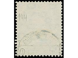 2 M. violettgrau, Type I, gezähnt L 11 : 11½ und mit Wasserzeichen 1Y, sauber gestempelt und in tadelloser Erhaltung. Ein sch