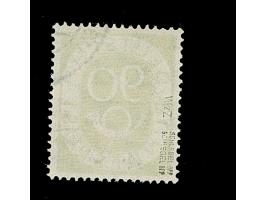 Posthorn 90 Pfg. mit Wasserzeichen 4Z, sauber gestempelt und in einwandfreier Erhaltung. Eine seltene Marke, doppelt signiert