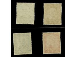 1951, Einzelfarbandrucke Wohlfahrt 4-30 Pfg. je mit Wasserzeichen 4 W und mit leuchtkräftigen, ausdrucksvollen Farben, postfr