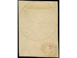 1888, 5 Pfg. violettpurpur mit klarem Stempel “OTYIMNGUE DSWA 15.9.90” auf Briefstück. Die Marke mit wenigen verkürzten Zähne