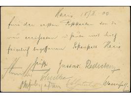 “Haris (Deutsch-Südwestafrika) 18.2.00” violetter L3 klar auf Ganzsachenkarte Ausgabe 1898 5 Pfg. mit Federstrich-Entwertung 