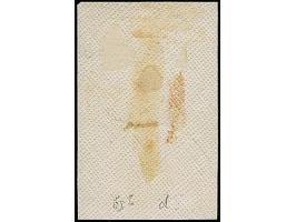 1888, 2 M. lebhaftgraulila mit Teil des Zwischenstegs links im senkrechten Paar je mit klarem Stempel “KAMERUN 10.6.96” auf B