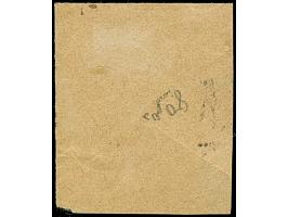 1900, 5 Pf auf 10 Pfg. mit diagonalem Aufdruck, Aufdrucktype 1, klar mit Stempel “TSINTAU KIAUTSCHOU *a 28.7.00” auf Briefstü