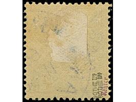 1899/1900, Steilaufdruck 5 Pfg. mit violettem Stempel “SAIPAN MARIANEN 29.11.99", in tadelloser Erhaltung, doppelt signiert B