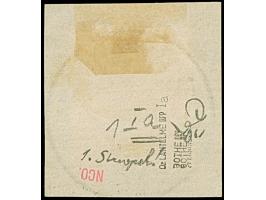 1897/1900, Diagonalaufdruck 3 Pfg. hellockerbraun mit klarem Stempel “JALUIT MARSCHALL-INSELN 21.7.99” auf Briefstück. Die fa