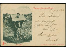 1901, “K.D.FELD.POSTSTATION No. 10 12.7” klar auf Feldpost-Ansichtskarte mit Text nach Stettin-Grabow mit vorderseitigem Anku