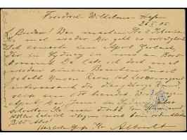 “NORDDEUTSCHER LLOYD BREMEN D. WILLEHAD”, violetter Dienstsiegel mit Datums-L1 “4 MAR 1905” als Übernahmestempel auf DNG Ganz