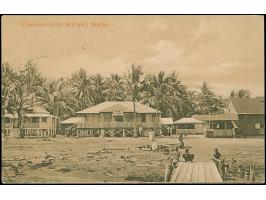 “DSP NEU-GUINEA ZWEIGLINIE *a 21.4.12” (Dampfer Coblenz) sehr klar auf Kaiseryacht 5 Pfg. auf Vordruck-Ansichtskarte “Chinese